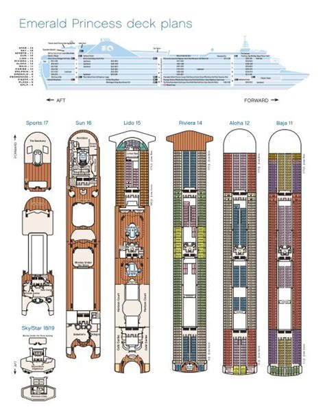 emerald deck plan|emerald princess printable deck plans.